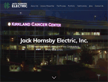 Tablet Screenshot of jackhornsbyelectric.com